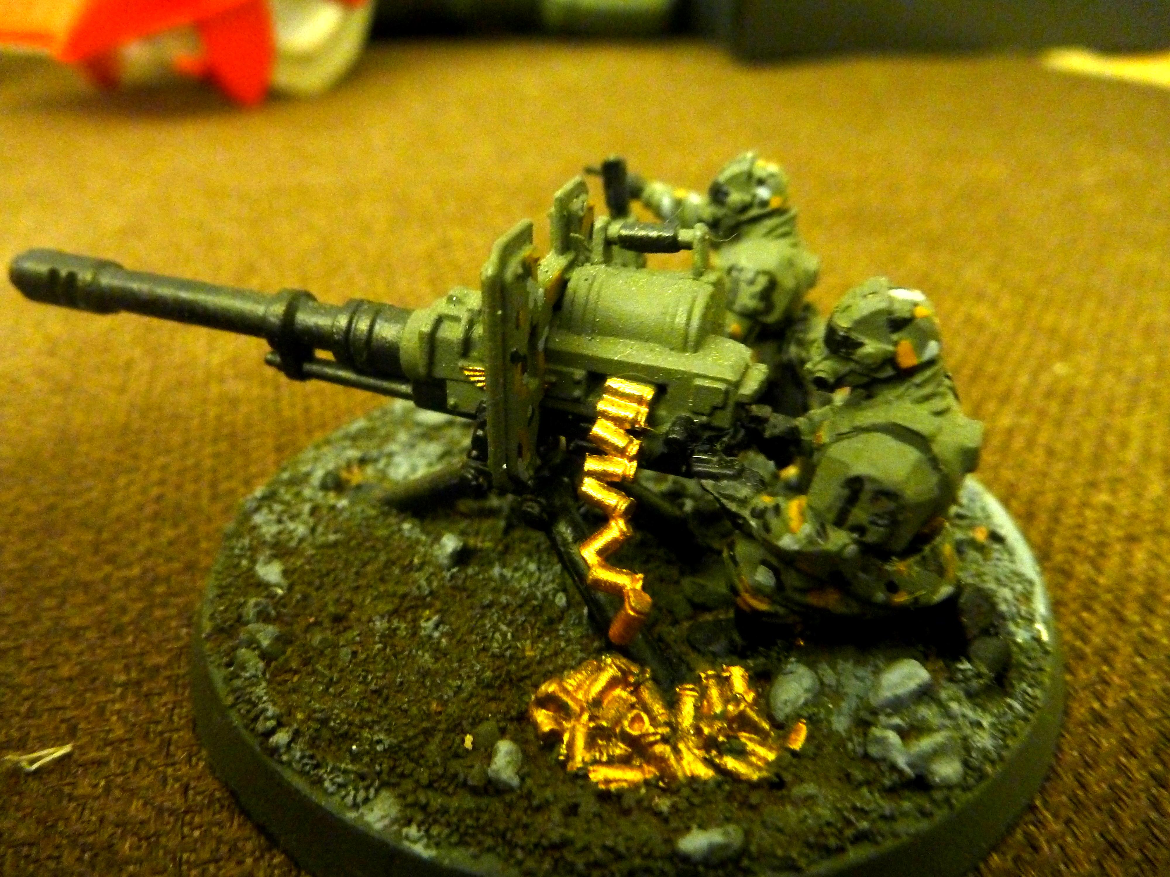 Imperial Guard, Imperial Guard Autocannon Heavy Weapons Team Autocannon Gallery DakkaDakka